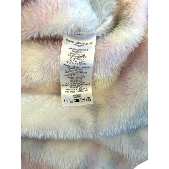 Calvin Klein Pink and White Fleece Jacket - Picture 4 of 6